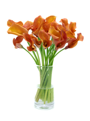 
                  
                    Load image into Gallery viewer, Orange Calla Lilies
                  
                