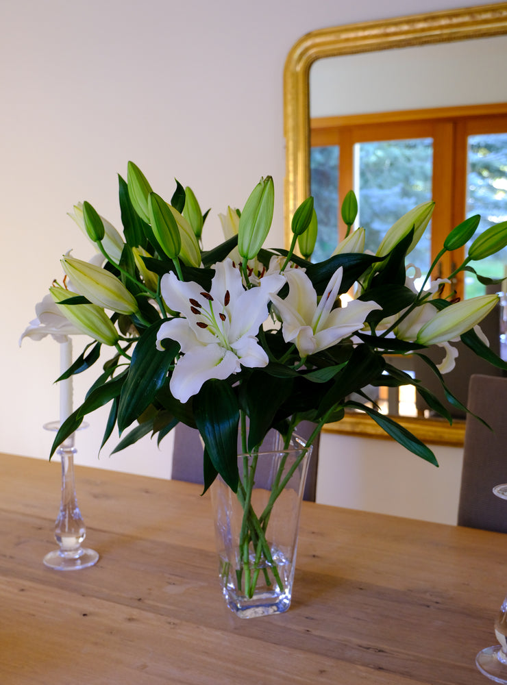 
                  
                    Load image into Gallery viewer, White Oriental Lilies
                  
                